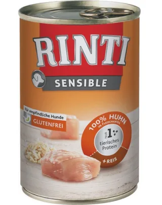 RINTI Sensible hrana caini, cu pui si orez 400 g