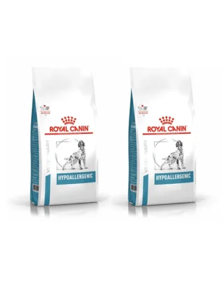 ROYAL CANIN Veterinary Dog Hypoallergenic 2 x 14 kg hrana dietetica pentru caini adulti cu reactii alimentare adverse