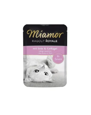 MIAMOR Ragout Royale rata cu pui in sos, plic hrana pisica 100 g