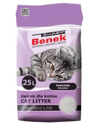 BENEK Super Standard asternut litiera 5 l x 2 (10 l) cu lavanda