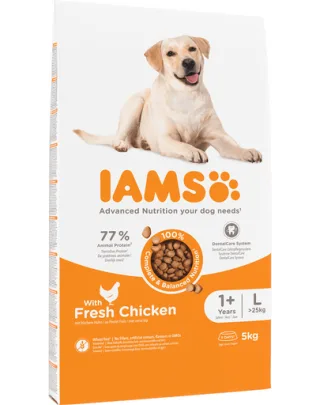 IAMS For Vitality Hrana uscata cu pui pentru cainii adulti de talie mare 5kg
