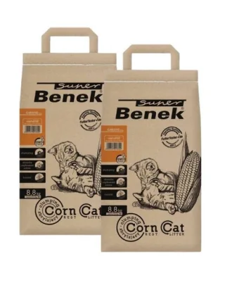 BENEK Super Corn Cat Asternut pentru litiera 14 l x 2 (28 l)