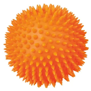 TRIXIE, jucărie minge cu țepi câini, cu sunet, vinil TRIXIE, jucărie minge cu țepi câini, vinil, 10cm, multicolor