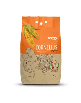 COMFY Cornelius Substrat universal de porumb pentru custi si voliere 7L Petit cu miros de capsuna salbatica