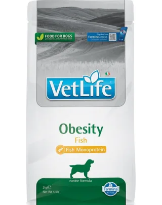 FARMINA VetLife Obesity Fish Hrana uscata caini supraponderabili, cu peste 2 kg