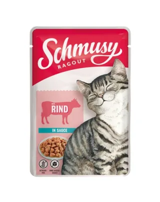 SCHMUSY RAGOUT vita in sos, hrana pisici 100 g