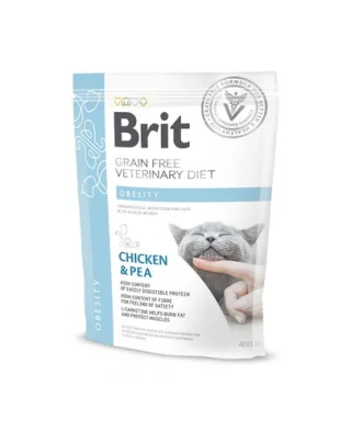 BRIT Veterinary Diets Cat Obesity 400 g Hrana pisici adulte supraponderale