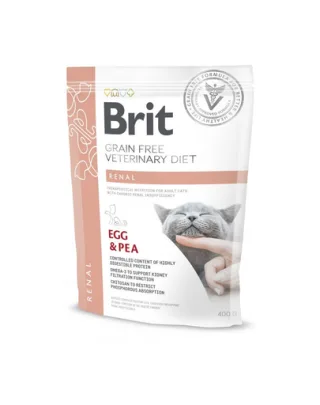 BRIT Veterinary Diets Cat Renal 400 g Hrana uscata pisici care sufera de insuficienta renala