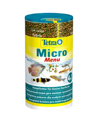 TETRA Micro Menu 100 ml 4 tipuri de hrana pentru pesti tropicali