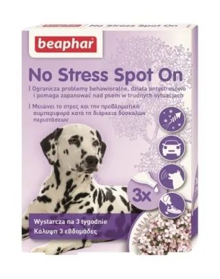 BEAPHAR No Stress Pipete anti stres caini 3x0,7 ml