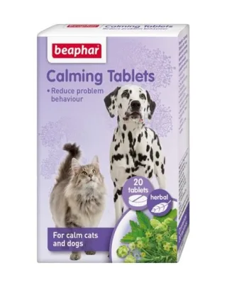 BEAPHAR Calming tablete cu efect antistres caini si pisici 20 tab.