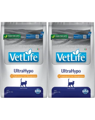 FARMINA Vet Life Cat Ultrahypo 2 x 5 kg hrana pisici cu alergii si/sau intolerante