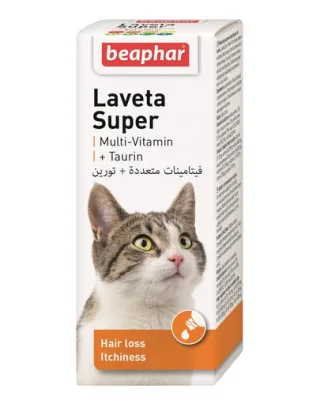 BEAPHAR Laveta Super Supliment alimentar impotriva caderii parului la pisici 50 ml