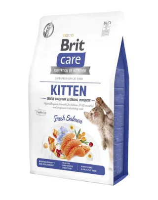 BRIT CARE Grain-Free Kitten Immunity 7 kg hrana hipoalergenica pentru pisoi, pentru imunitate