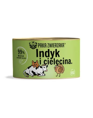 PAKA ZWIERZAKA Hrana umeda pisica 200 g curcan si vitel