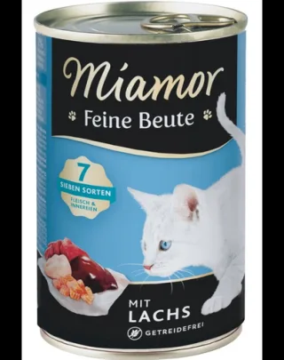 MIAMOR Feine Beute Salmon Conserva hrana pisici, cu somon 400g