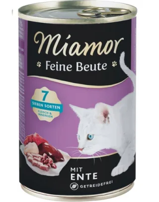MIAMOR Feine Beute Duck Hrana umeda pisici adulte, cu rata 400g
