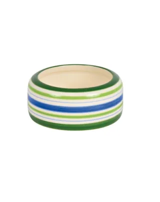 TRIXIE Bol Ceramic verde cu dungi pentru iepure 500 ml