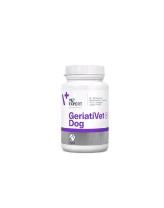VETEXPERT GeriatiVet Dog, Suplimente alimentare pentru caini seniori 45 tablete