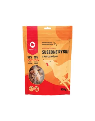 MACED Recompense cani, pui si peste 500 g