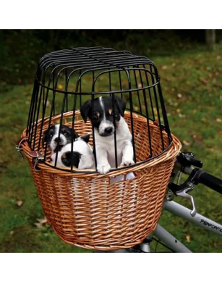 TRIXIE Cos transport pentru bicicleta, din rachita