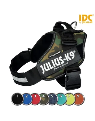 TRIXIE Ham Julius-K9®, Mini-Mini/S: 40–53 cm/22 mm, camo
