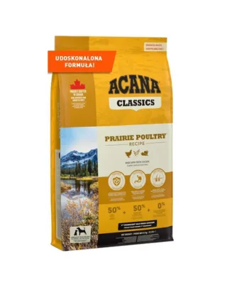 ACANA Classic Prairie Poultry 14,5 kg hrana caini de toate rasele si varstele