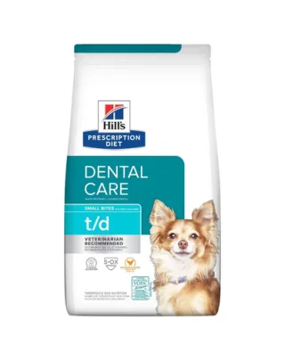 HILL'S Prescription Diet t/d Canine Mini 3 kg hrana uscata caini talie mica cu afectiuni orale