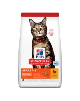 HILL'S Science Plan Feline Adult Optimal Care Chicken 15 kg