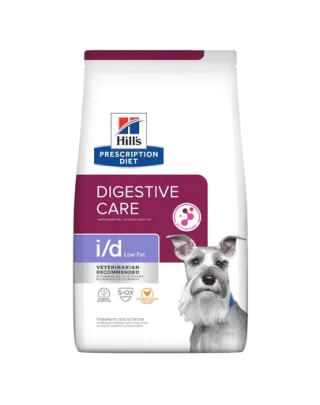 HILL'S Prescription Diet Digestive Care i/d Canine Low Fat 12 kg hrana dietetica pentru caini cu afectiuni gastrointestinal, cu pui