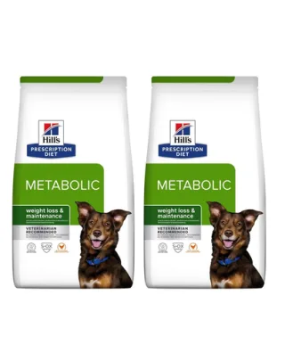 HILL'S Prescription Diet Canine Metabolic 8 kg (2 x 4 kg) hrana uscata caini supraponderali