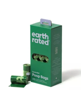 EARTH RATED Saci colectare excremente, parfum lavanda 21 role