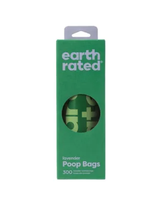 EARTH RATED Rezerve pungi excremente, lavanda 300 buc