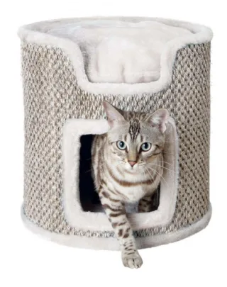 TRIXIE Suport de zgariat pentru pisici Ria Tower 37 cm Gri deschis