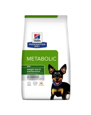 HILL'S Prescription Diet Canine Metabolic Mini 6 kg dieta veterinara caini talie mica afectiuni metabolice