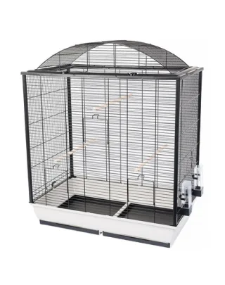 INTERZOO Nicola Colivie rotunjita pentru pasari 78 cm gri deschis