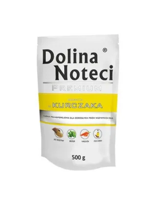 DOLINA NOTECI Premium Mancare umeda cu pui pentru caini 500g