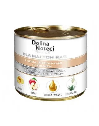 DOLINA NOTECI Premium small breeds cu gâscă, cartofi și măr 185 g