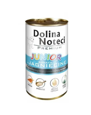 DOLINA NOTECI Premium Junior bogat în miel 400 g