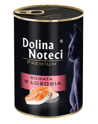 DOLINA NOTECI Premium conserva cu somon pentru pisica 400 g