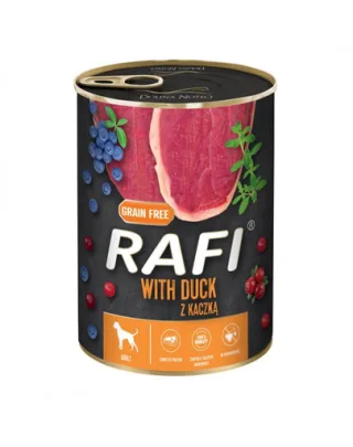 DOLINA NOTECI RAFI hrana umeda fara cereale pentru caini, cu rata 400 g