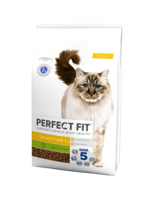 PERFECT FIT Sensitive 1+ Bogata in curcan 7 kg hrana pisici adulte sensibile