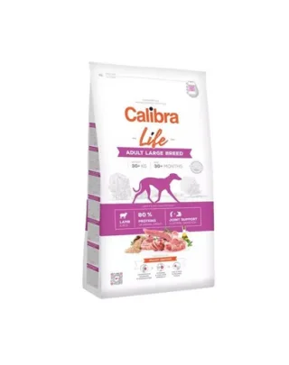 CALIBRA Dog Life Adult Large Breed Lamb hrana uscata superpremium pentru caini adulti de talie mare, cu miel 12 kg