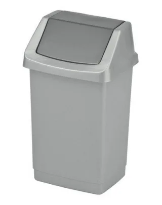 CURVER Cos de gunoi "CLICK-IT" 50 L argintiu/grafit