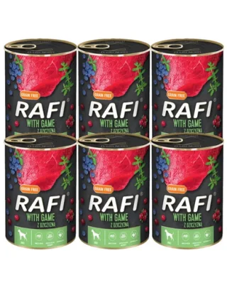 DOLINA NOTECI RAFI Lamb hrana cu miel pentru caini 6x400 g