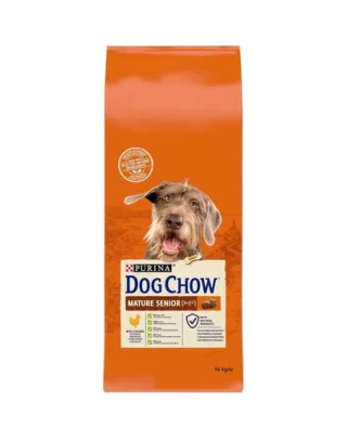DOG CHOW Mature Senior hrana caini adulti si seniori, pui 14kg