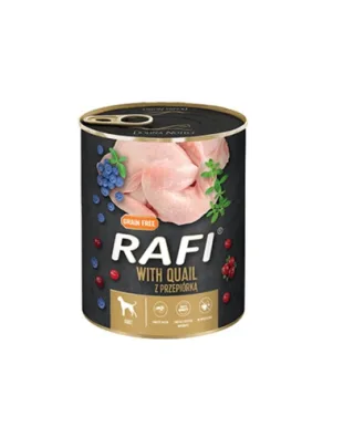 DOLINA NOTECI RAFI Hrana umeda caini, cu prepelita 5 x 800 g