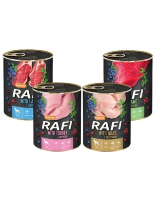 DOLINA NOTECI Rafi Premium Mix Conserve hrana caini adulti, mix sortimente 12x800g