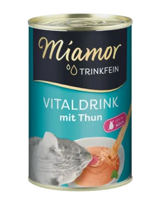 MIAMOR Trinkfein Snack lichid cu ton, pentru pisica 12x135 g