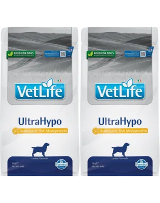 FARMINA Vet Life Ultrahypo - Hrana uscata caini cu intoleranta alimentara 2x 2 kg